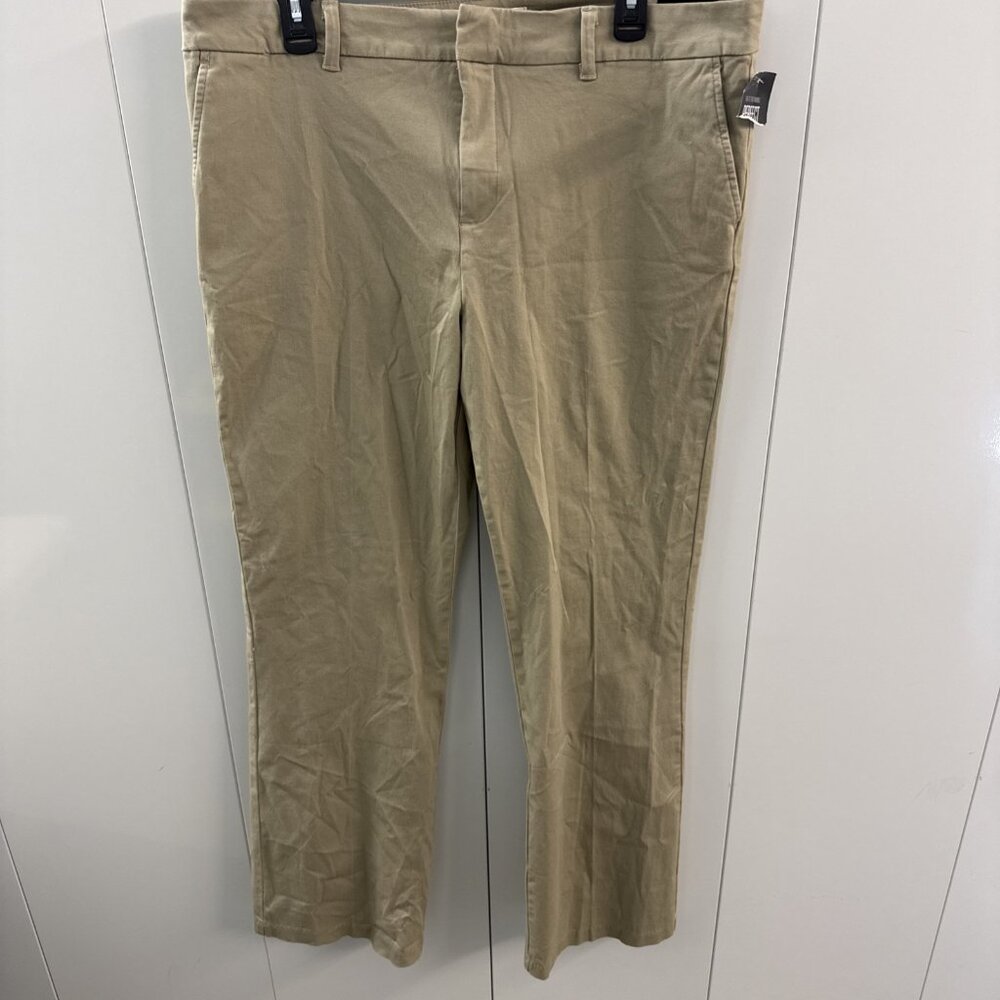 Dickies‎ Women's Khaki Boot Cut Flex Twill Pants Regular Fit Size 16/36  NWT